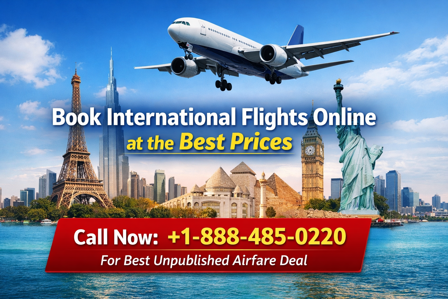 book cheap international flight ticket