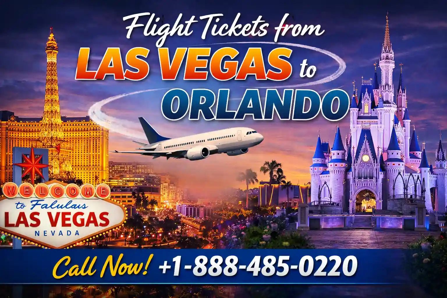Flight Tickets from Las Vegas to Orlando