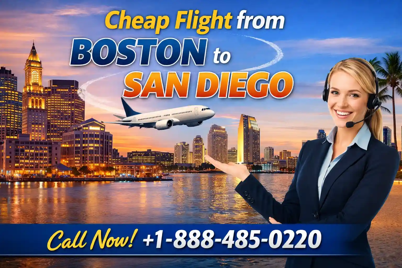 Cheap Flight from Boston to San Diego
