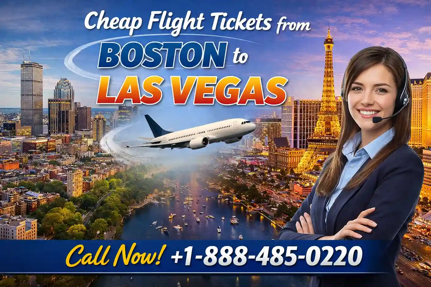 Cheap Flight Tickets from Boston to Las Vegas