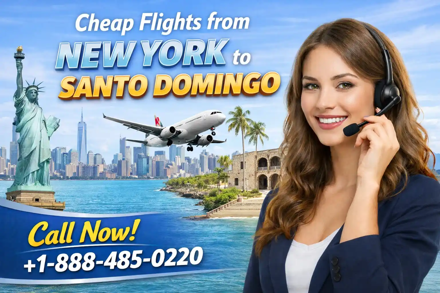 Cheap Flights from New York to Santo Domingo