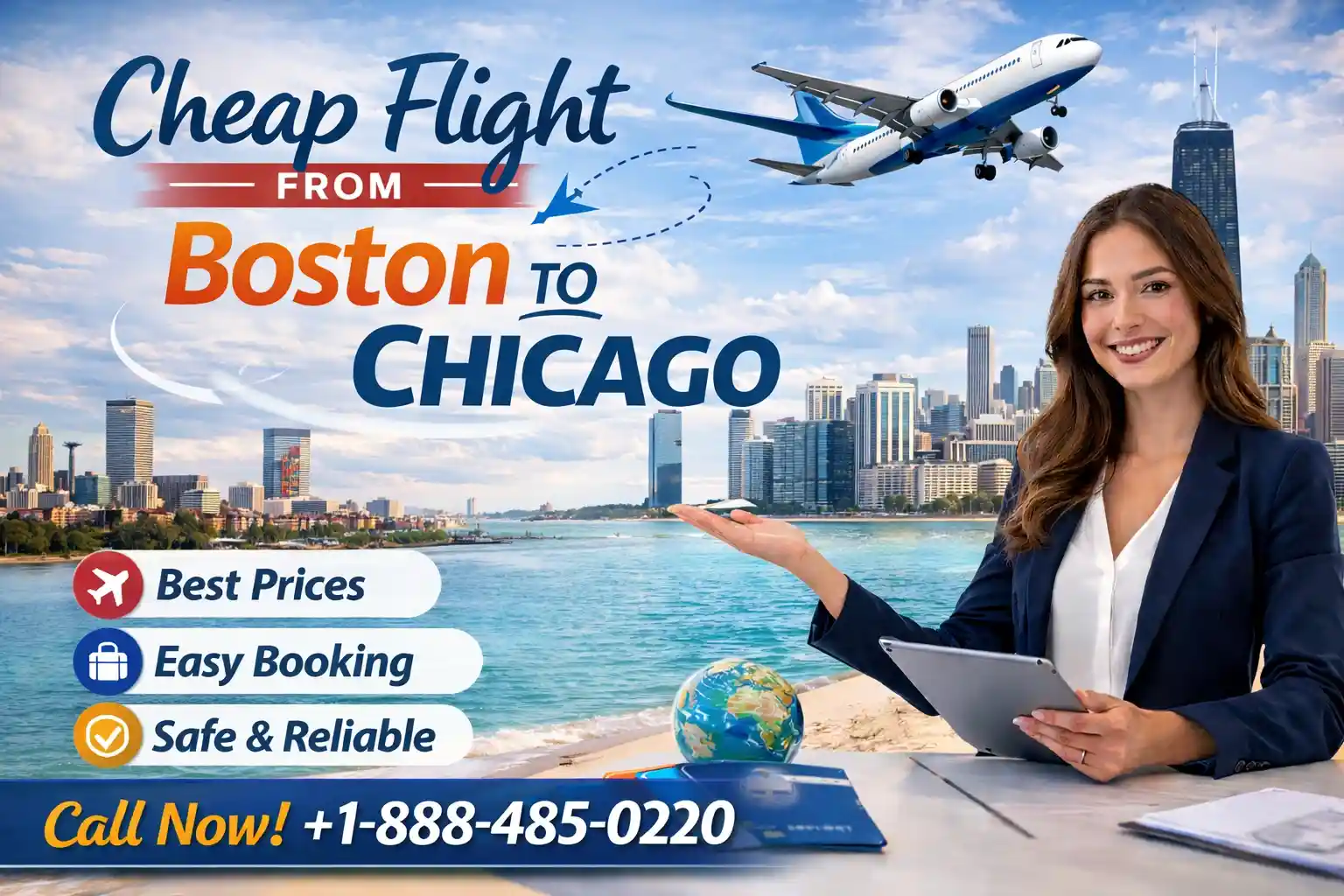 Cheap Flight from Boston to Chicago