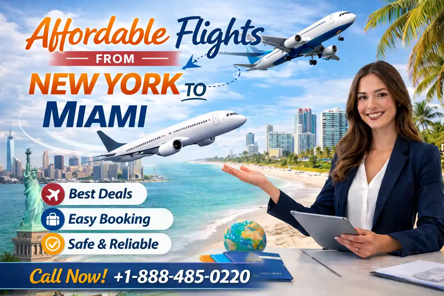 Affordable Flights from New York to Miami