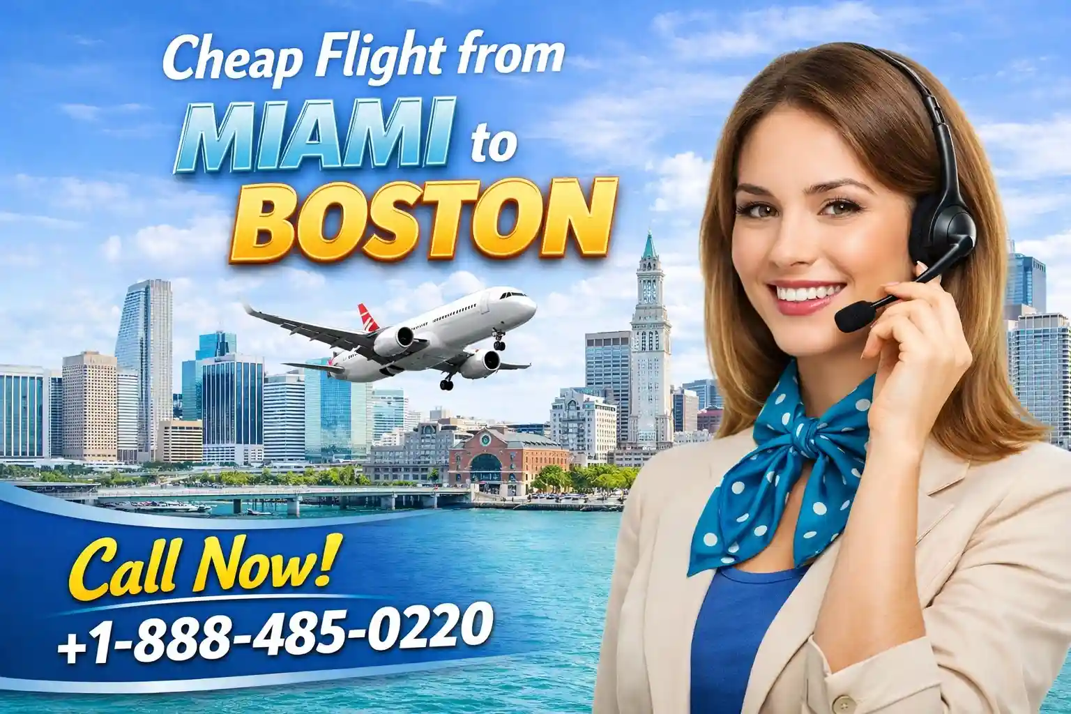 Cheap Flight from Miami to Boston