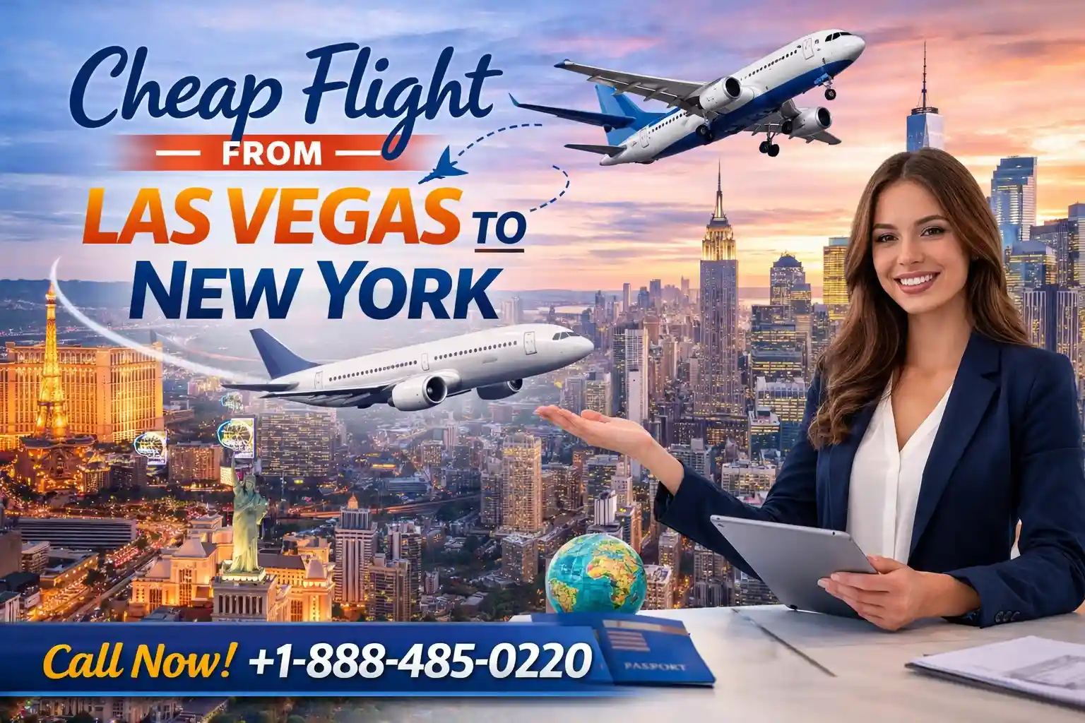 Cheap Flights from Las Vegas to New York