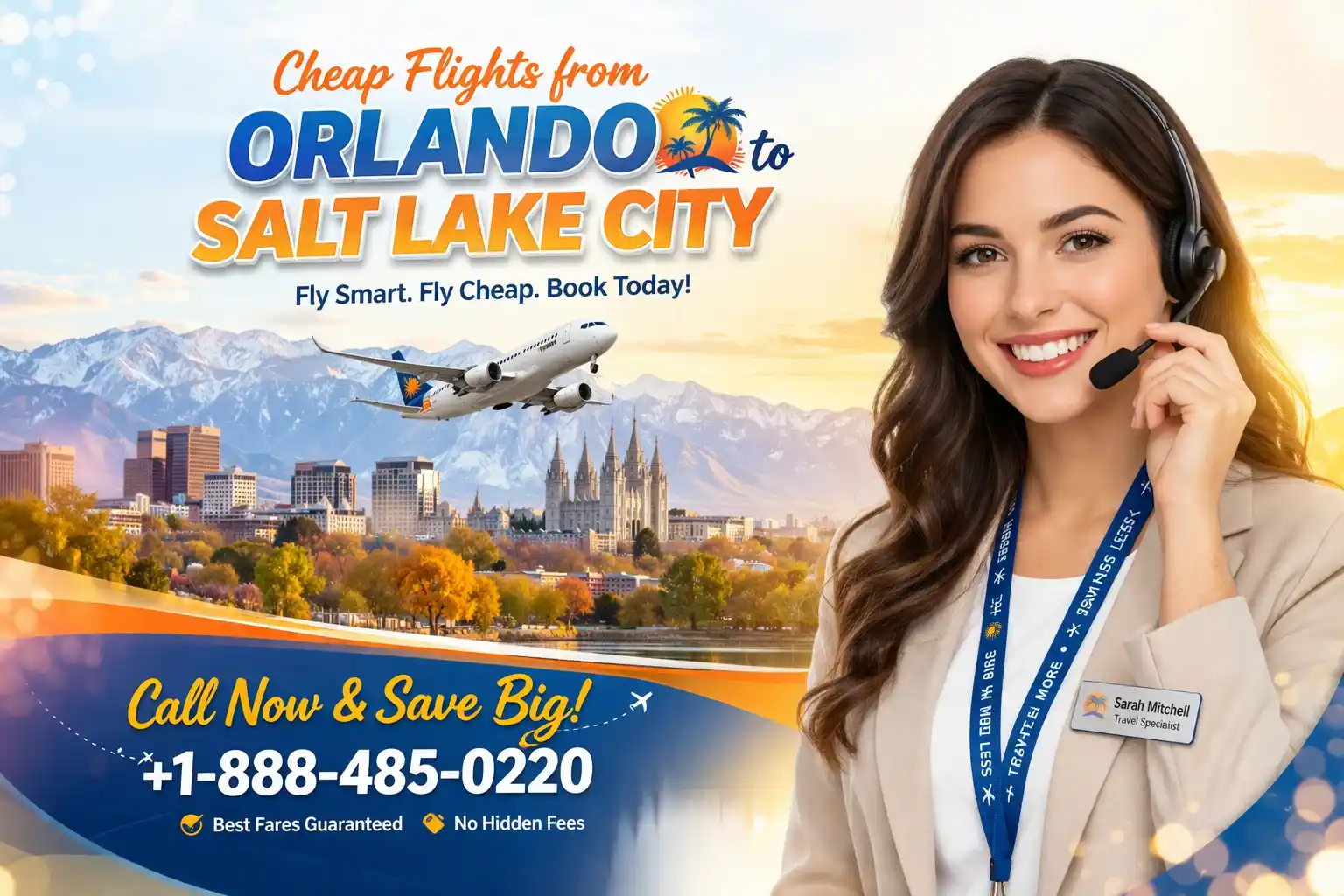 Cheap Flights from Orlando to Salt Lake City