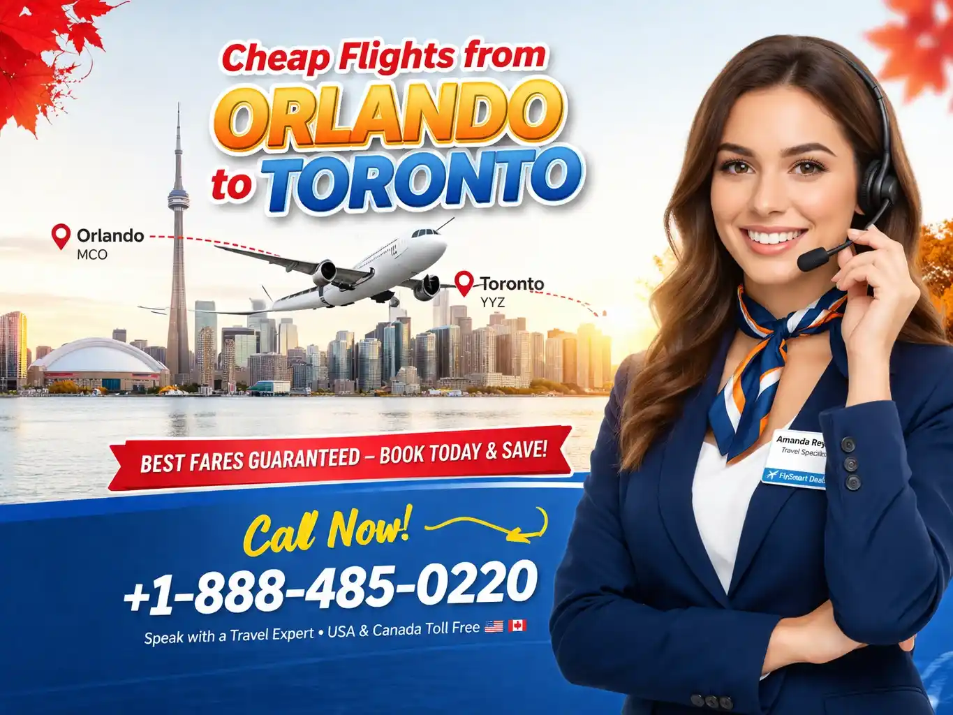 Cheap Flights from Orlando to Toronto