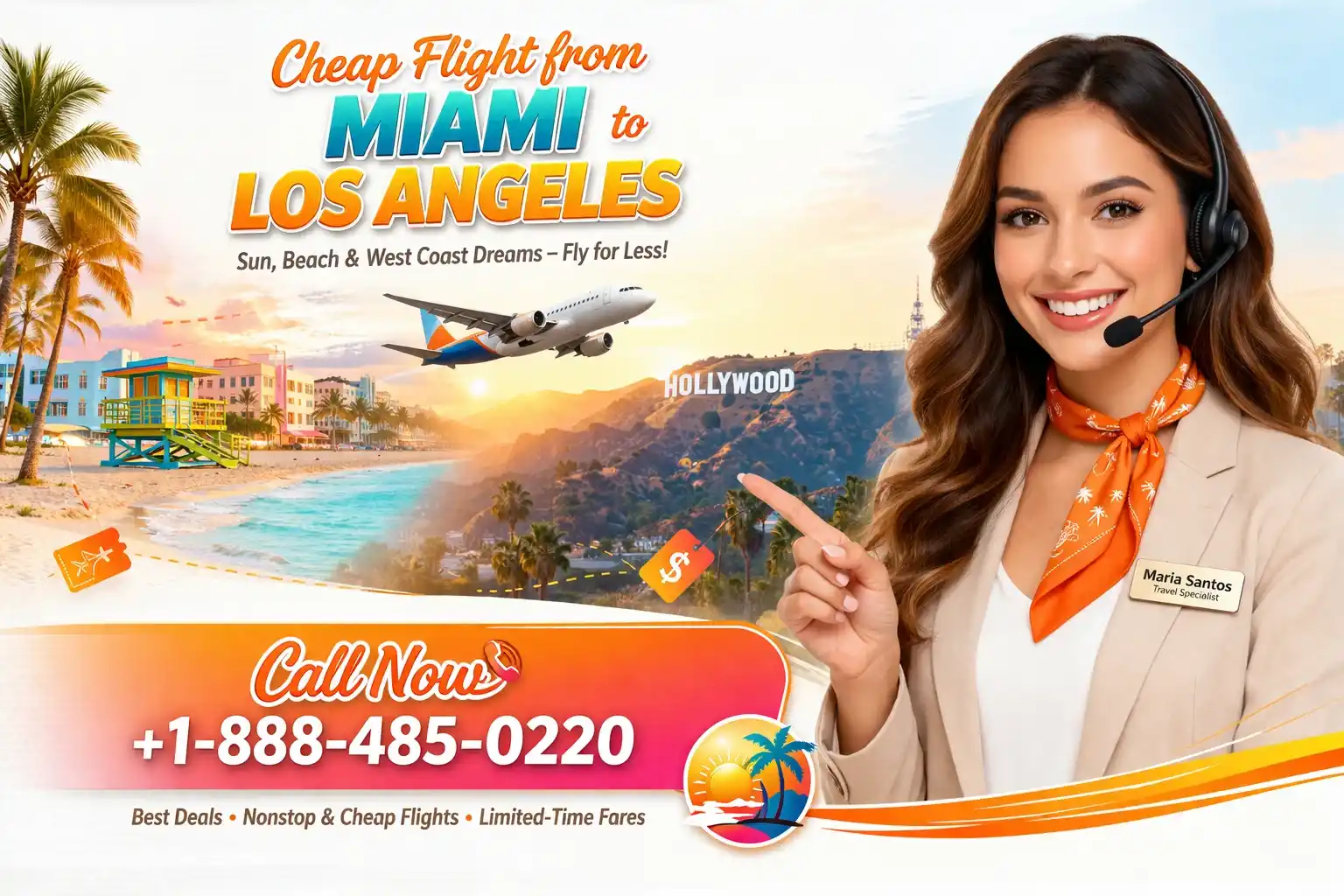 Cheap Flight from Miami to Los Angeles