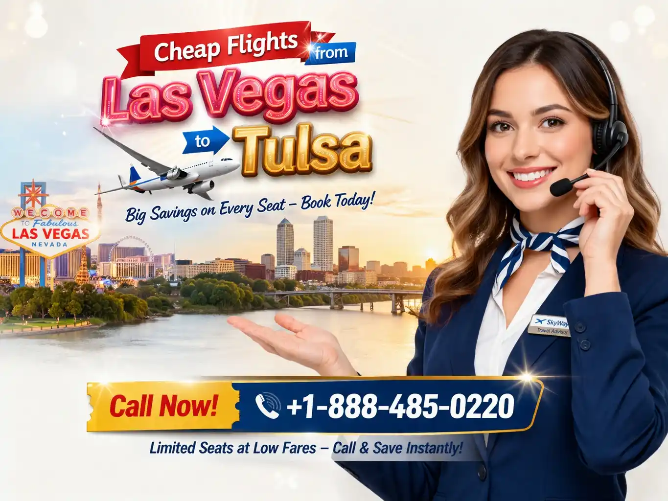 Cheap Flights from Las Vegas to Tulsa