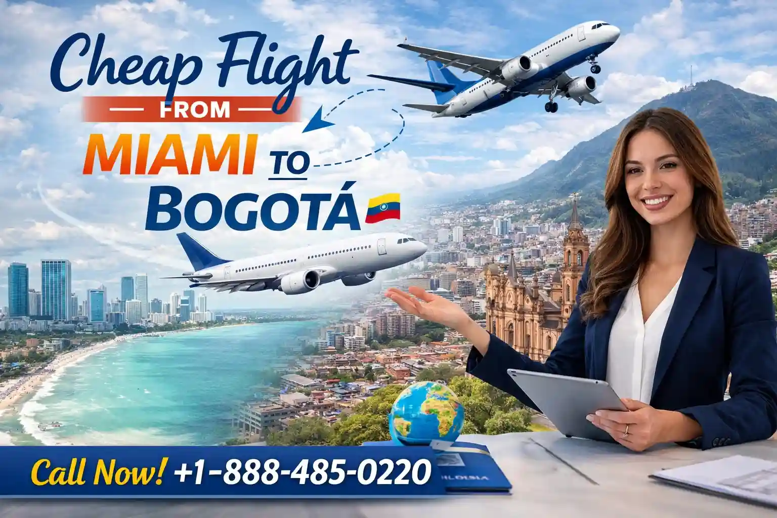 Cheap Flight from Miami to Bogota