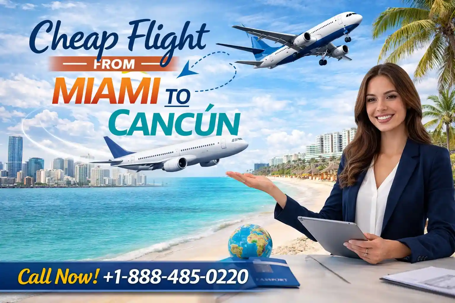 Cheap Flight from Miami to Cancun