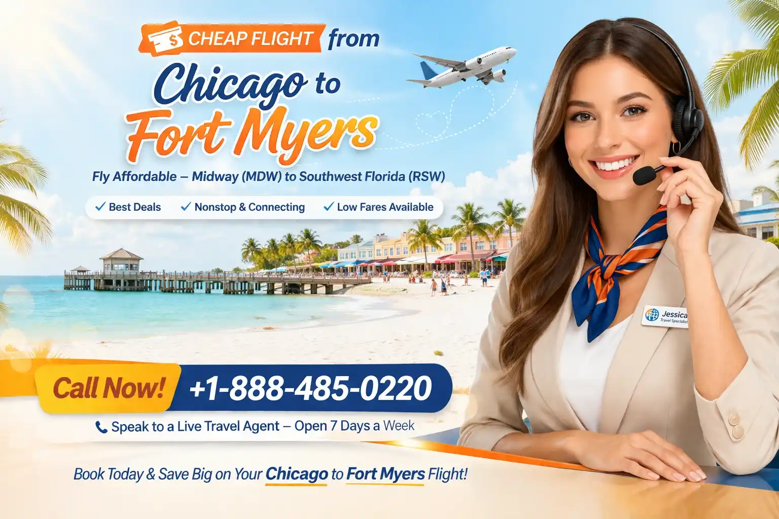 Cheap Flight from Chicago to Fort Myers