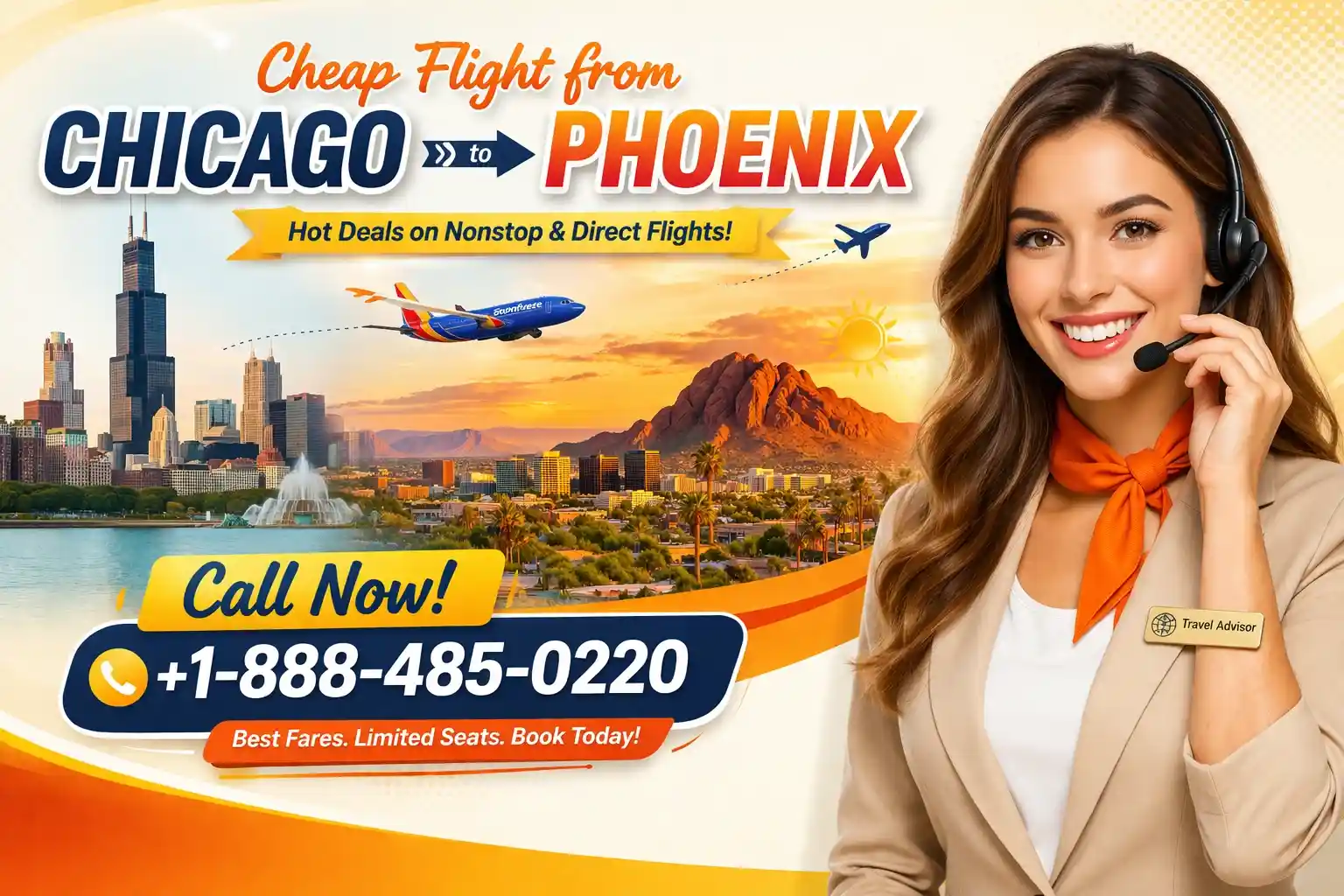 Cheap Flight from Chicago to Phoenix