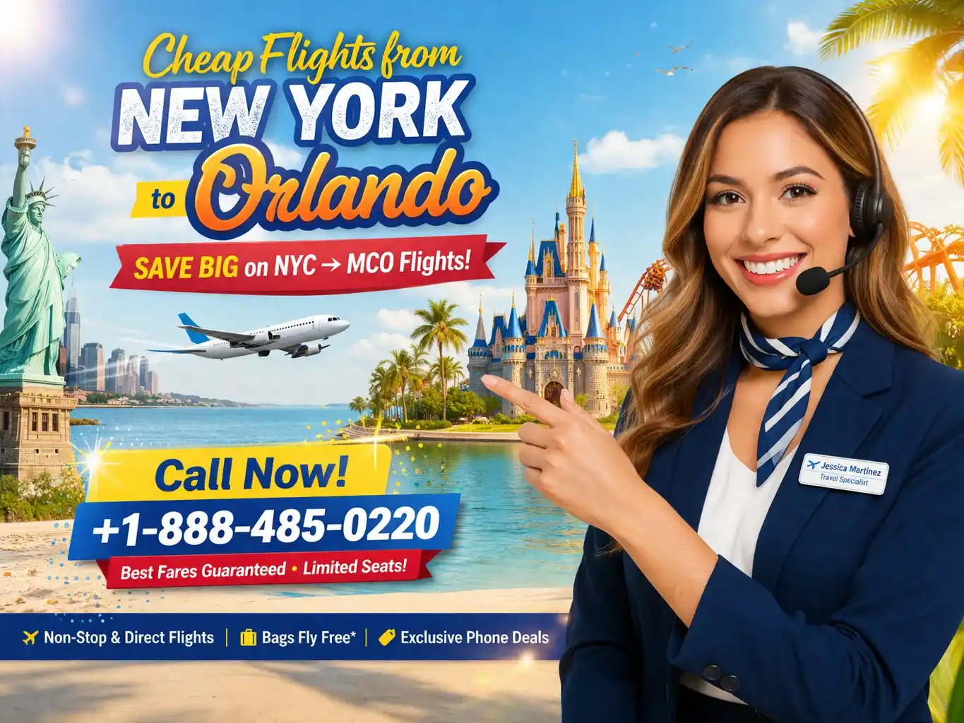 Cheap Flights from New York to Orlando