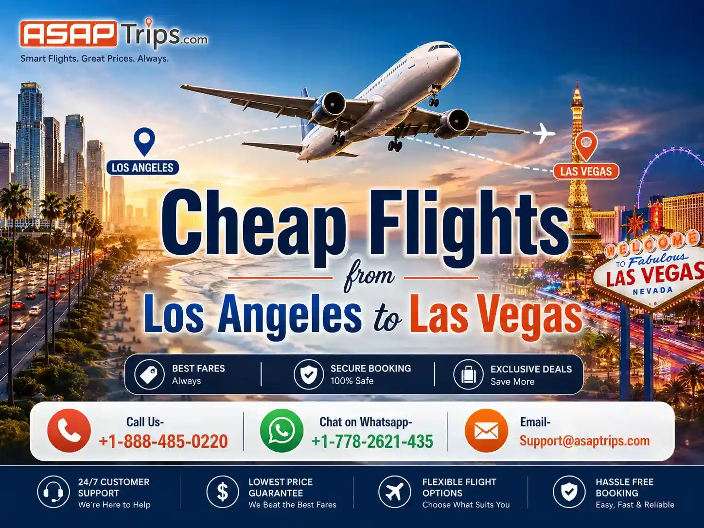 Cheap Flight from Los Angeles to Las Vegas