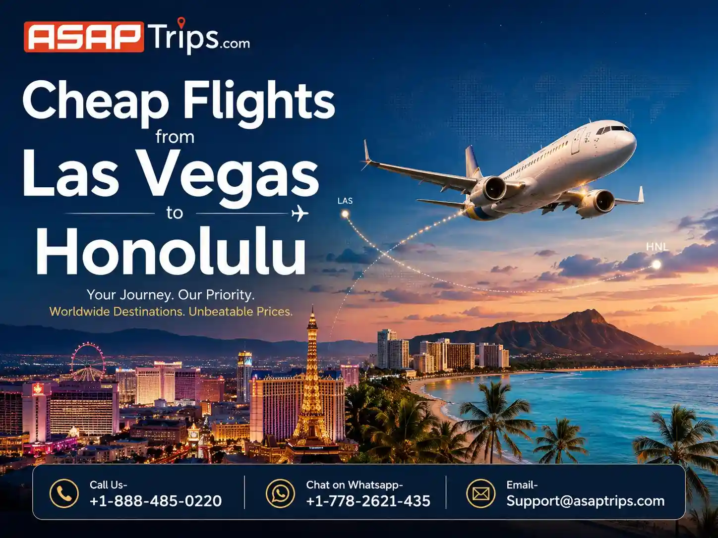 Flights from Las Vegas to Honoluluhts