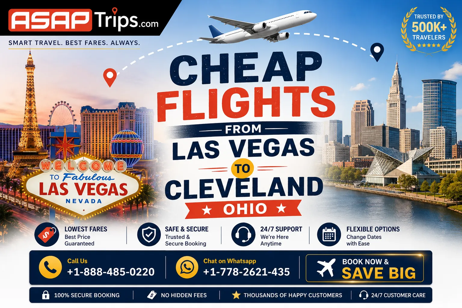 Cheap Flights from Las Vegas to Cleveland Ohio