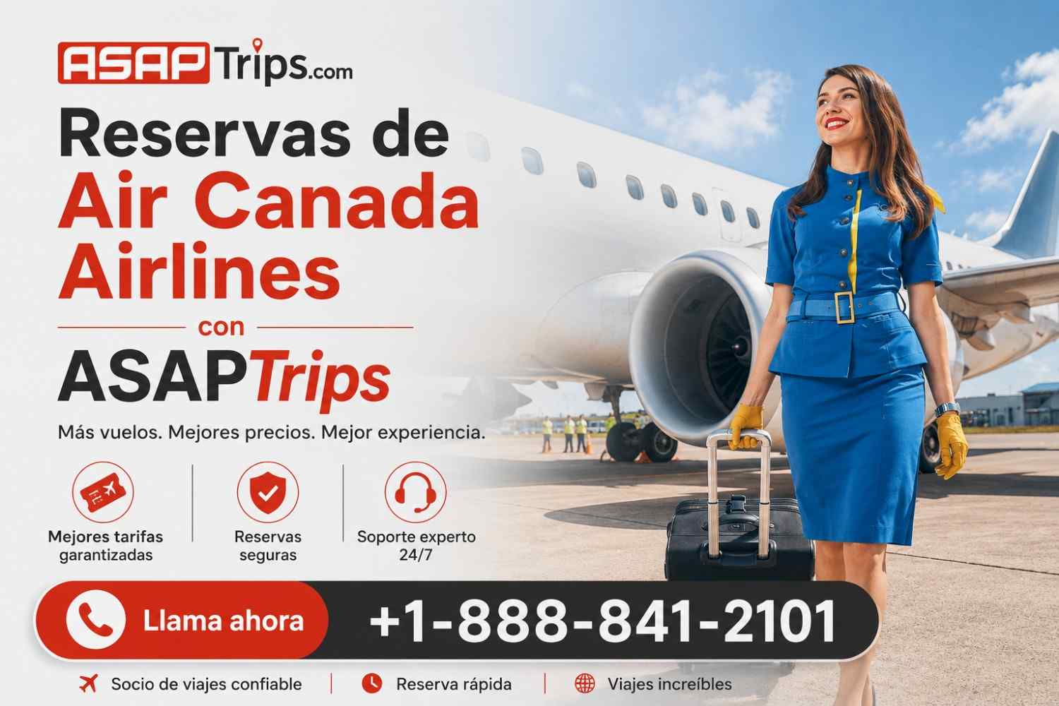 Air Canadá, Número de teléfono de Air Canada, asaptrips